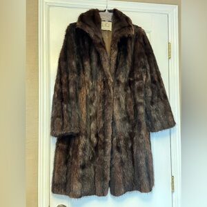 Vintage Bon Marche Autumn Haze Luxurious Mink Coat